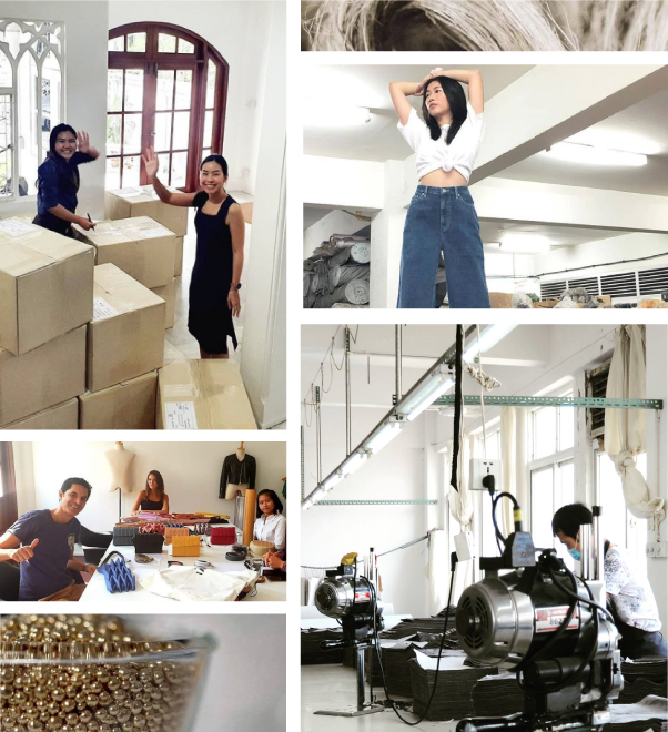 Deepwear fashion business mentoring collage