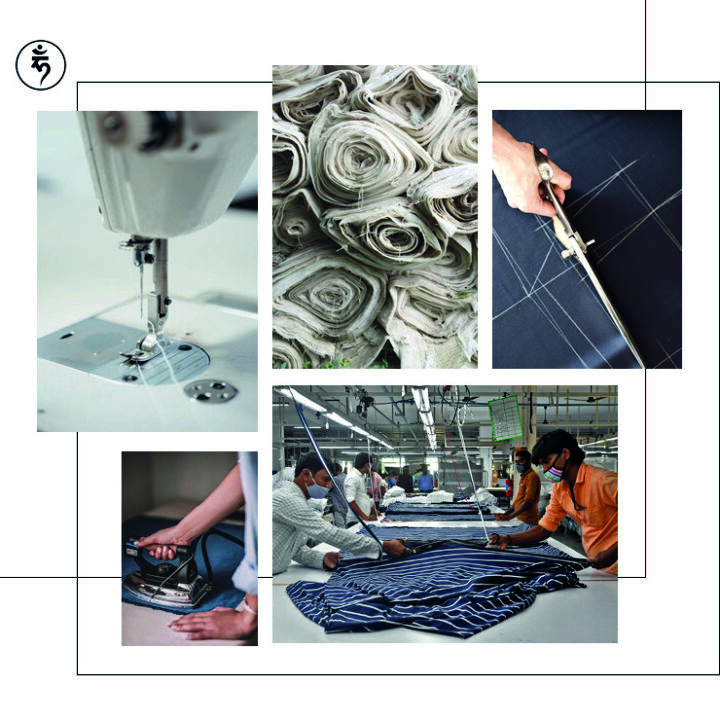 How does India’s textile industry play a major role in garment production?