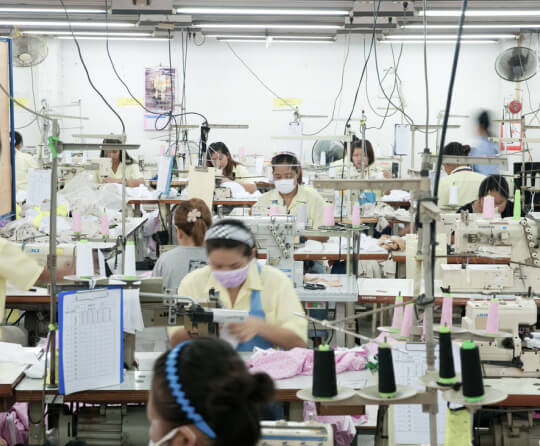Garments manufacturing company in Indonesia
