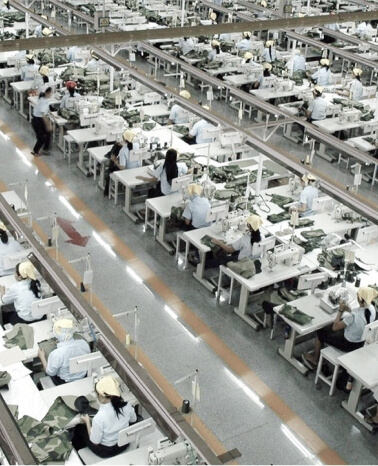 Garment manufacturing company in Vietnam